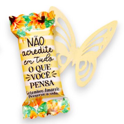 100 Balas Personalizada Setembro Amarelo