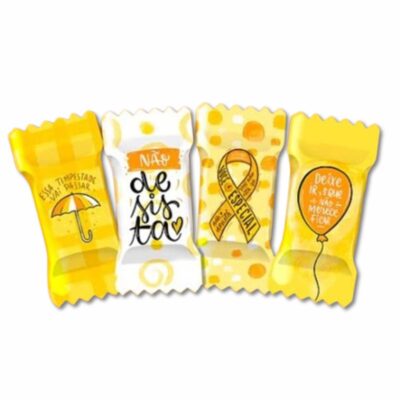 100 Balas Personalizada Setembro Amarelo