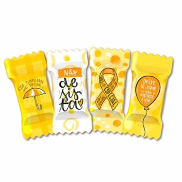 100 Balas Personalizada Setembro Amarelo