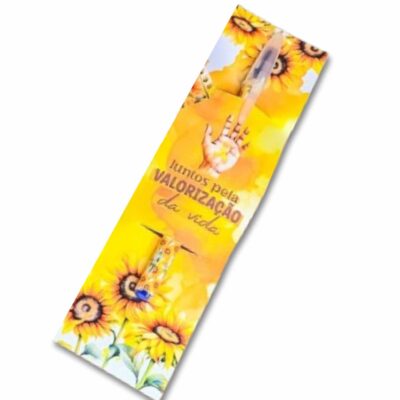 15 Porta caneta+ 15 caneta Setembro Amarelo
