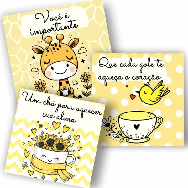 30 Sachês de Chá de Auto Cuidado Setembro Amarelo - Imagem 6