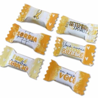 100 Balas Personalizada Setembro Amarelo