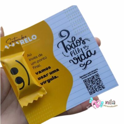 100 Card + 100 Balas Setembro Amarelo
