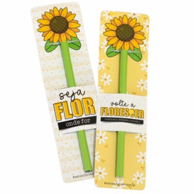 30 Porta lápis + 30 lápis Setembro Amarelo