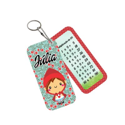 Chaveiro Tabuada Chapeuzinho Vermelho