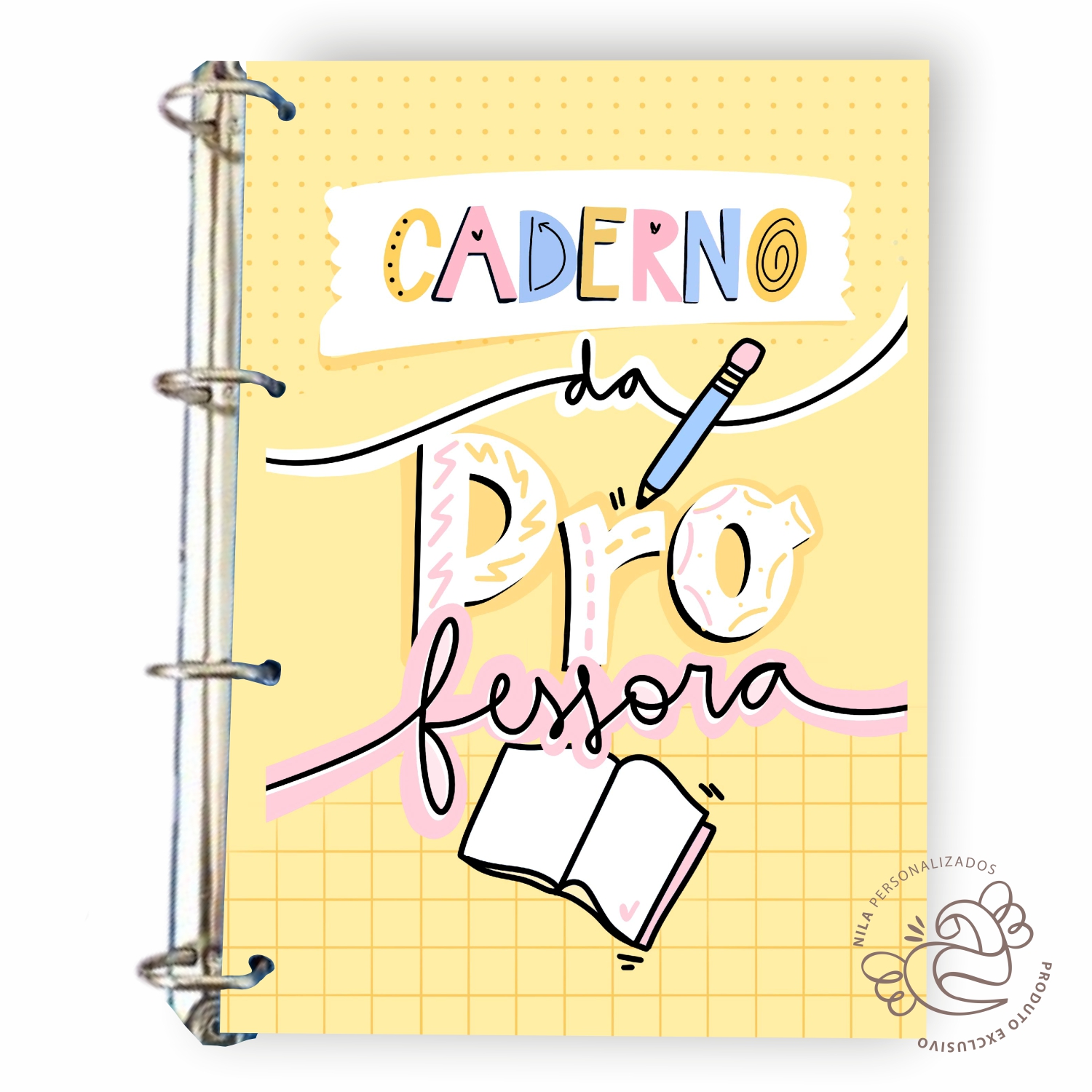 Fichario universitário de planejamento professor – 5 turmas anual - Imagem 2