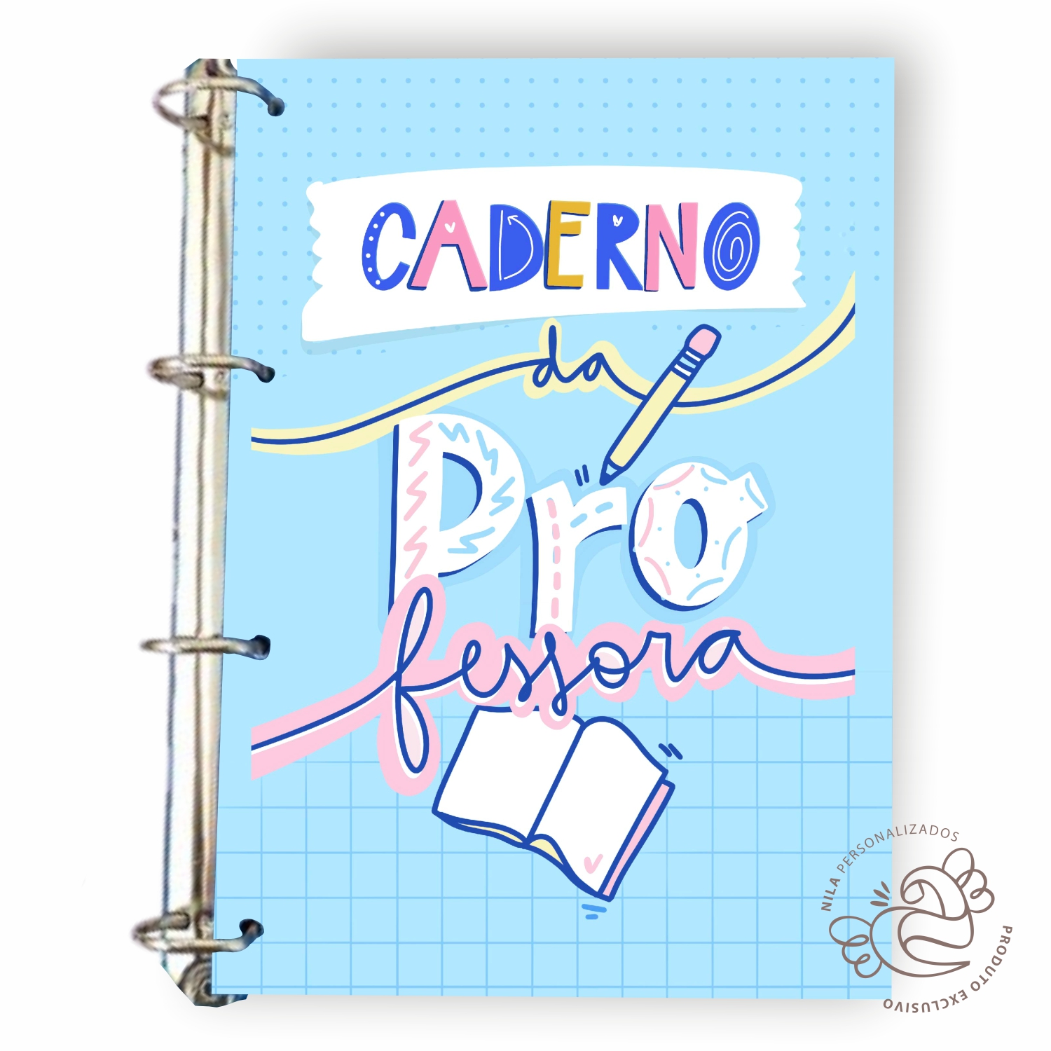Fichario universitário de planejamento professor – 5 turmas anual