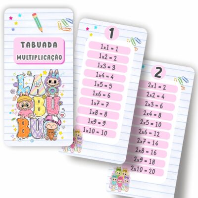 Chaveiro Tabuada Lalabu