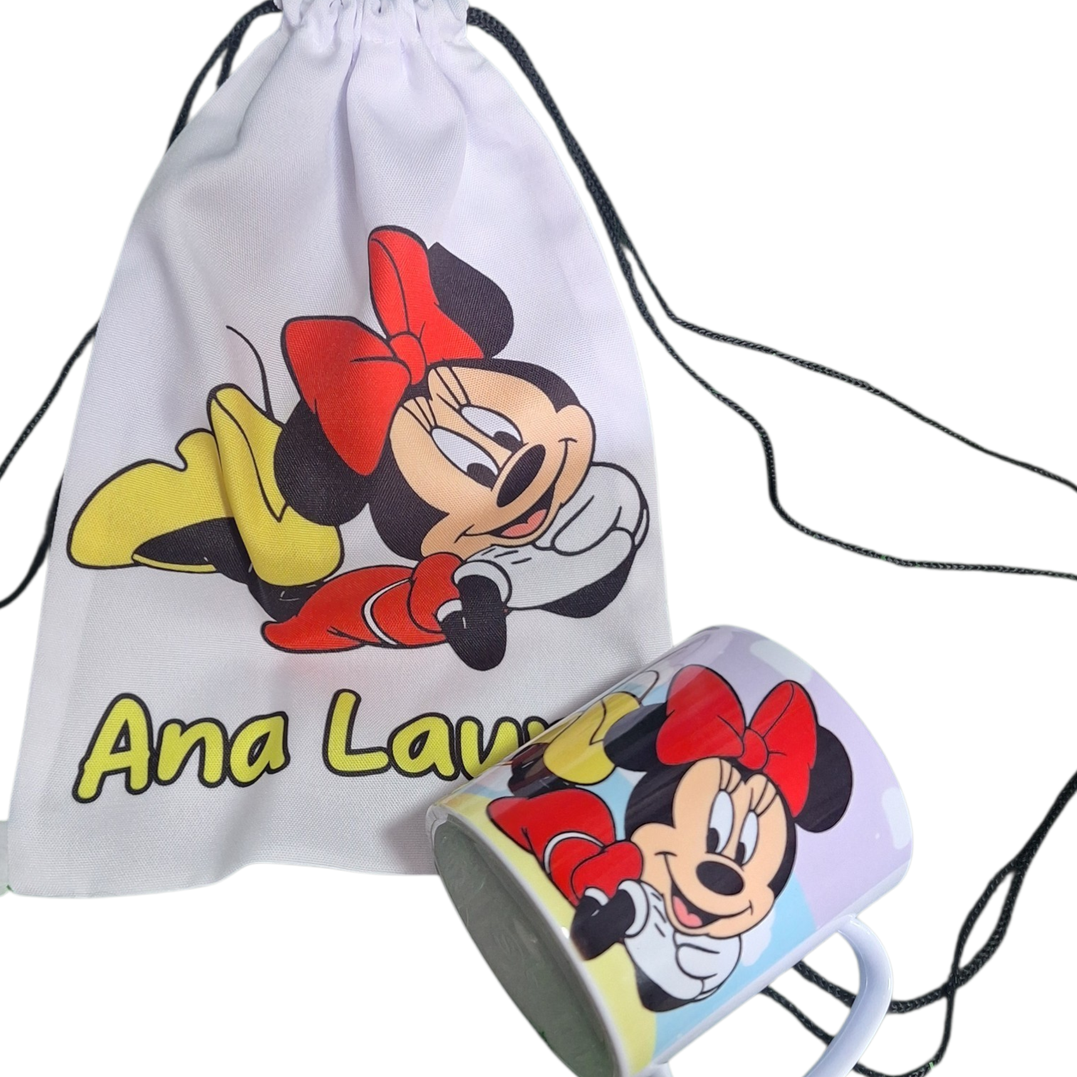 Kit Caneca de Polímero + Mochila de tecido personalizada - Imagem 2