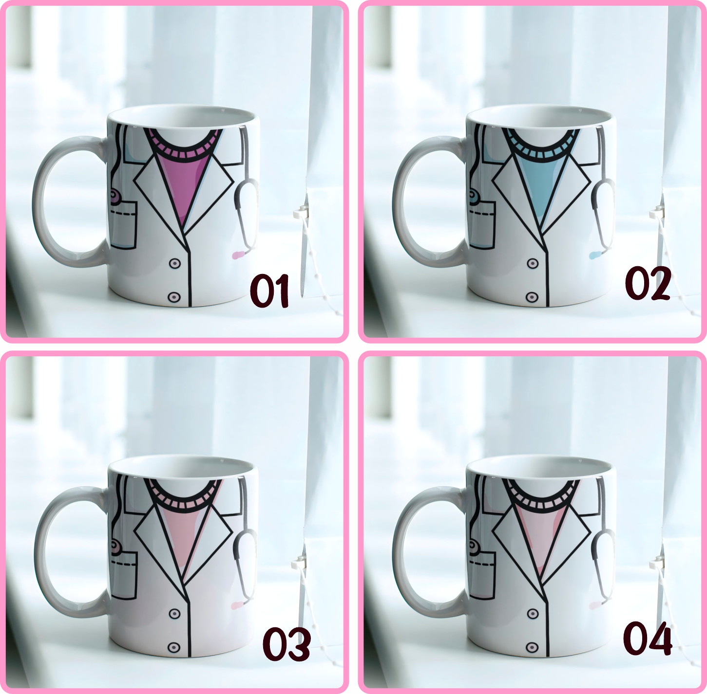 Caneca Jaleco Médico ou Enfermagem - Imagem 2