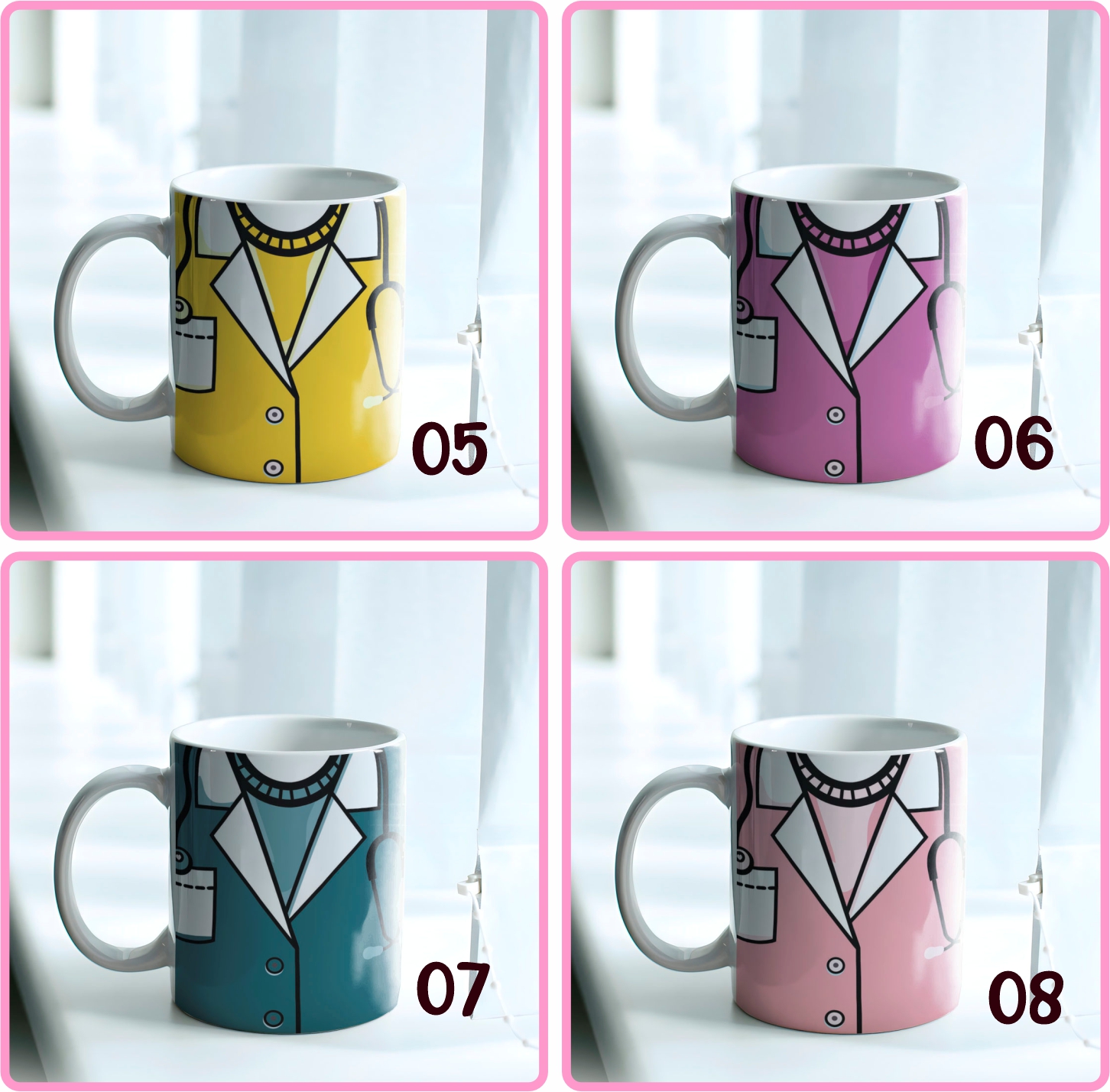 Caneca Jaleco Médico ou Enfermagem - Imagem 3