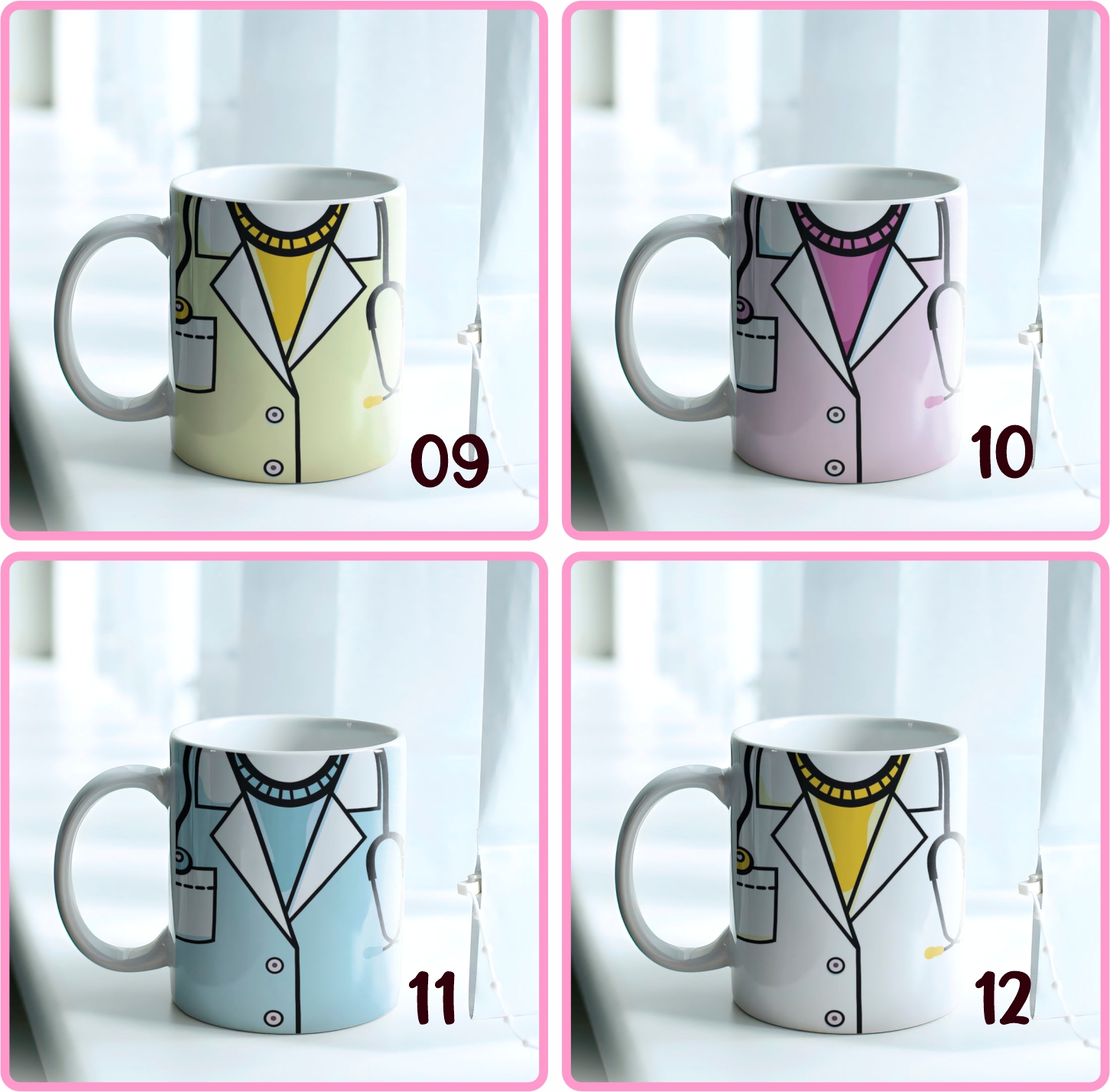 Caneca Jaleco Médico ou Enfermagem - Imagem 4