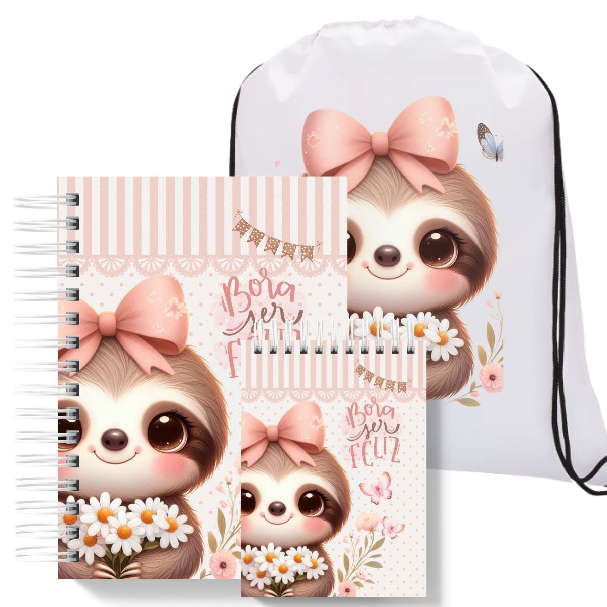Kit Presente Preguiça Rosa - Imagem 4