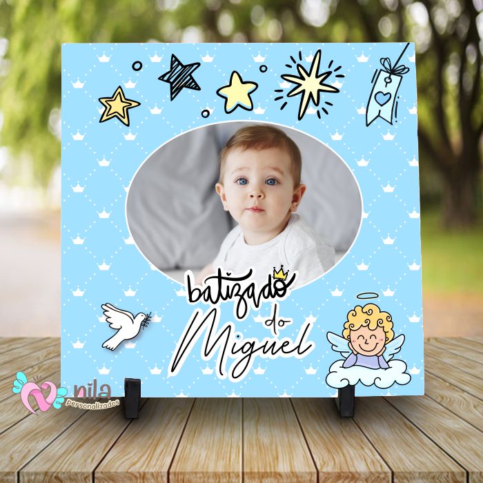 Azulejo Personalizado Batismo