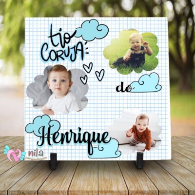 Azulejo Personalizado Tio Coruja
