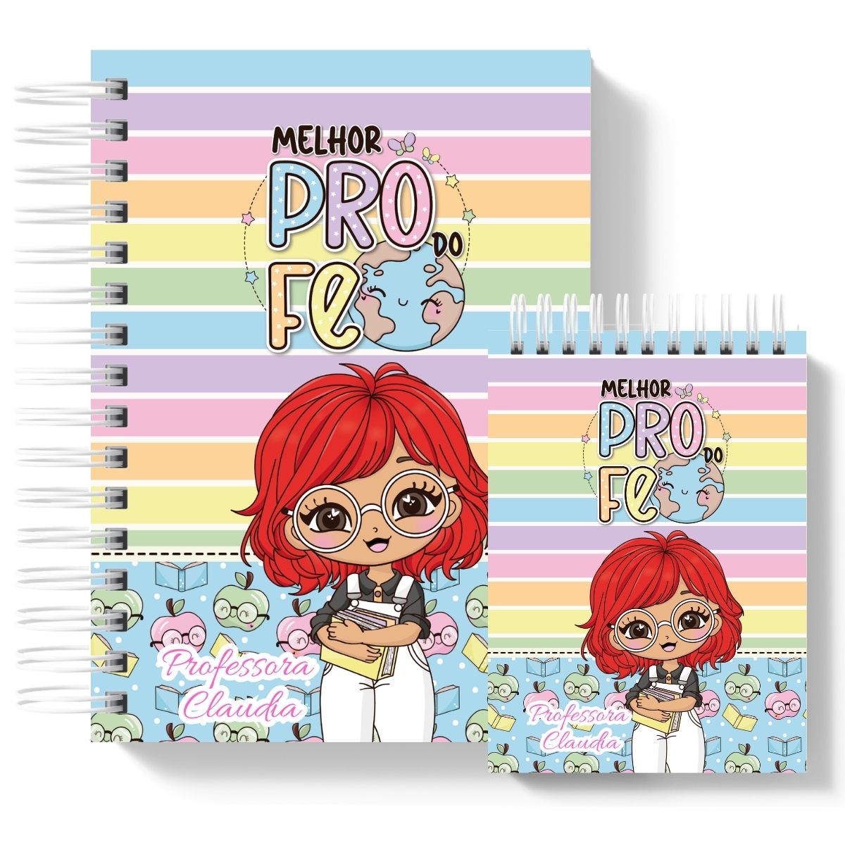Kit Presente Caderno + Bloco mestres cute - Imagem 2