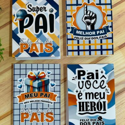 100 Blocos de Notas Dia dos Pais