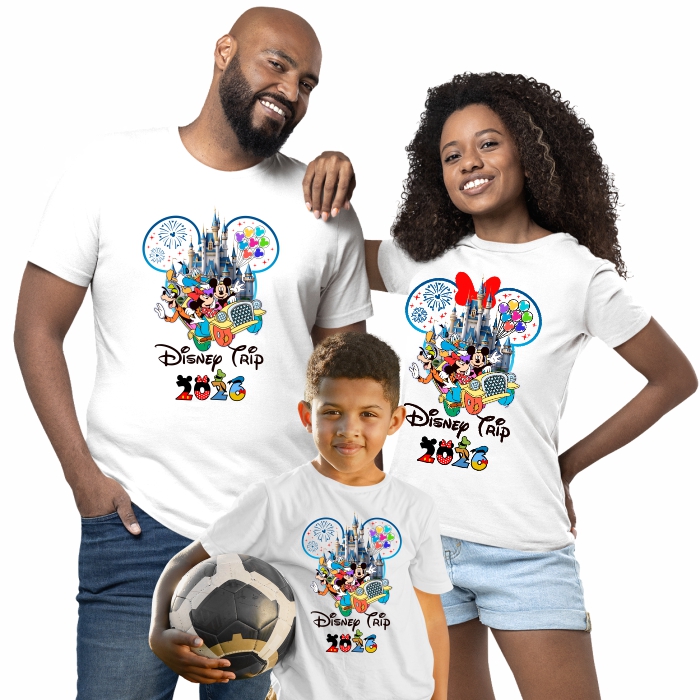 Kit com 3 Camisas Viagem Disney - Imagem 5