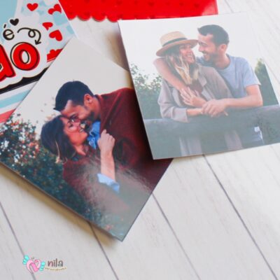 400 Impressões de fotos Adesivas 10x10