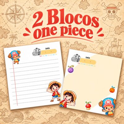 Kit com 2 Blocos de Notas One Pierce