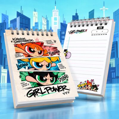 Bloco A6 Girl Power Capa Dura
