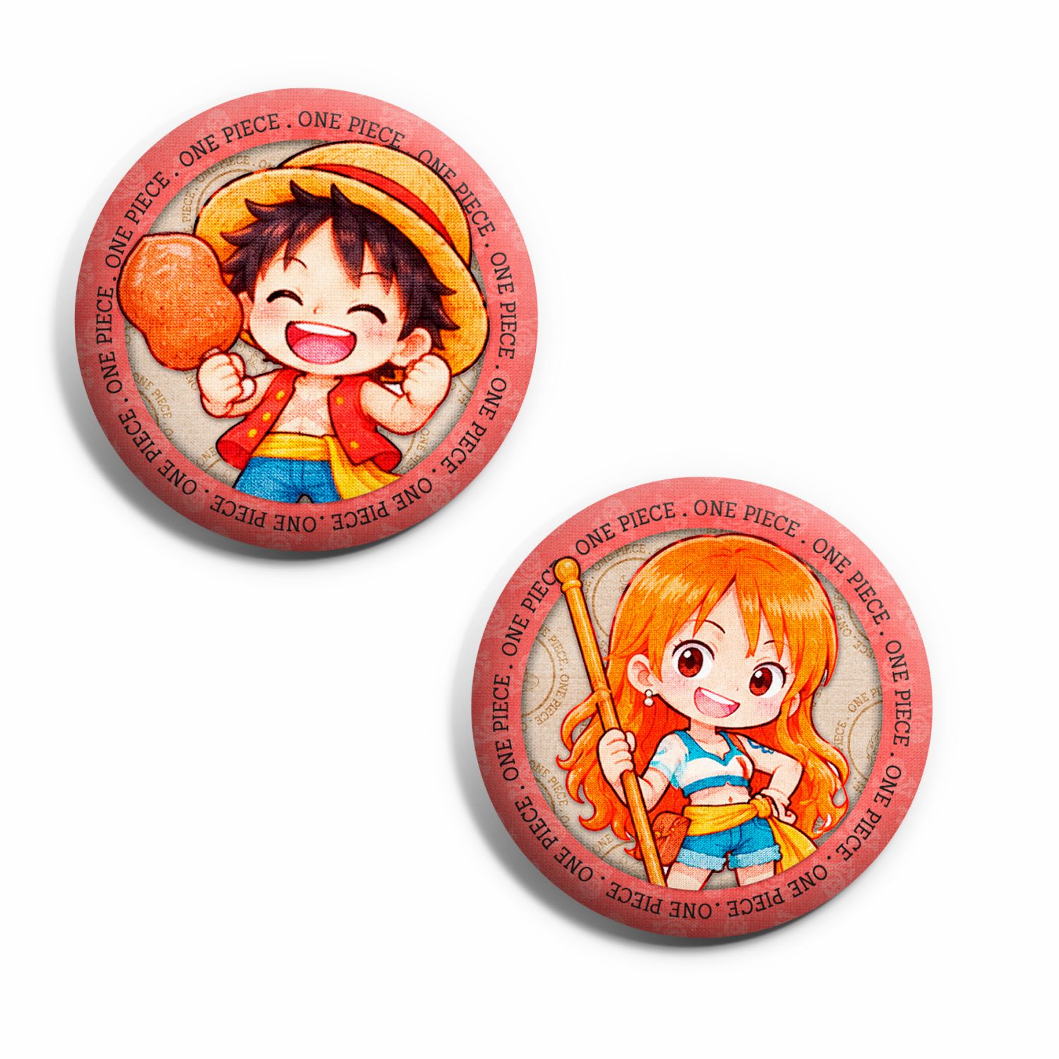 Kit Botton 5 Broche Pin Anime One Piece - Imagem 3
