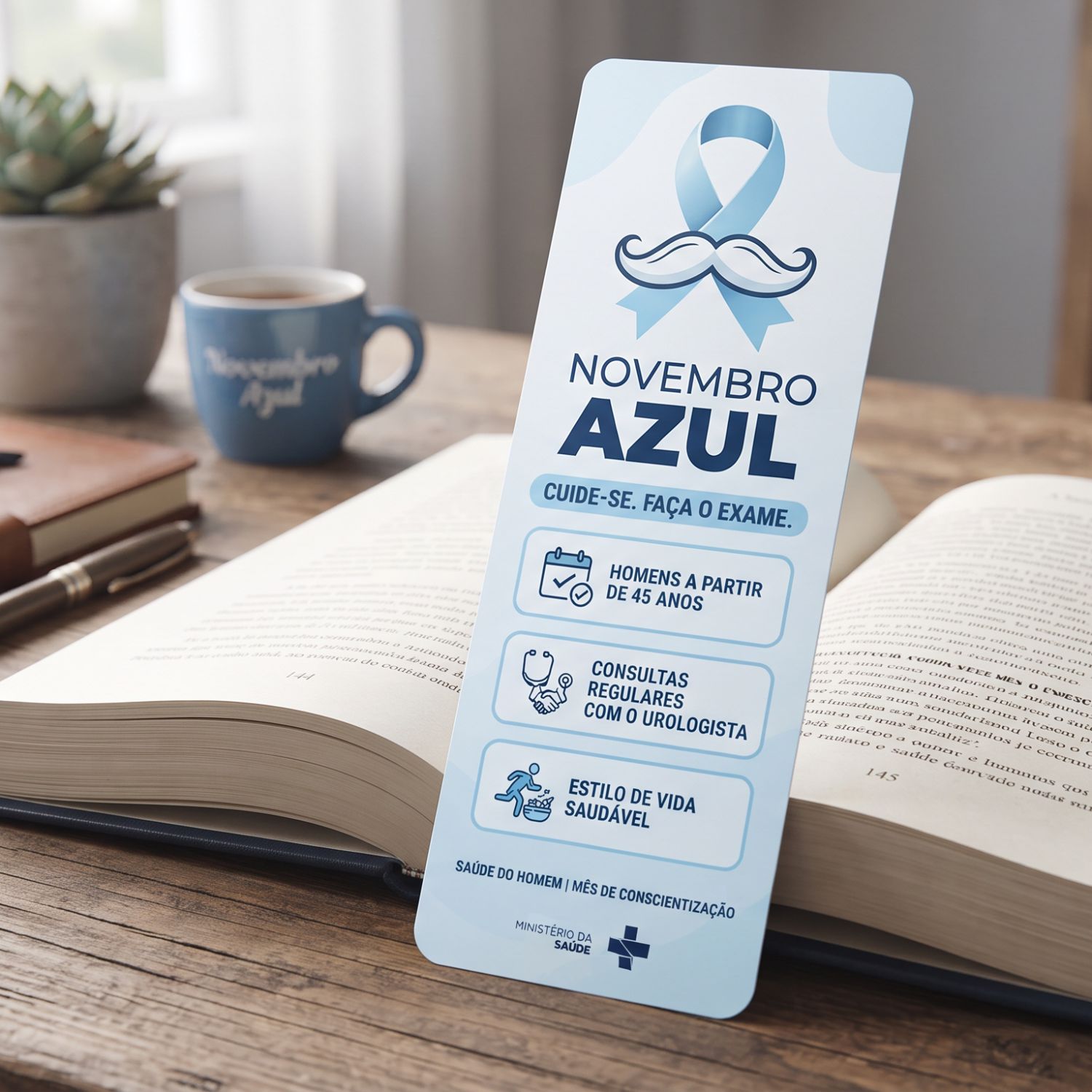 30 Marca Página Novembro Azul - Imagem 3