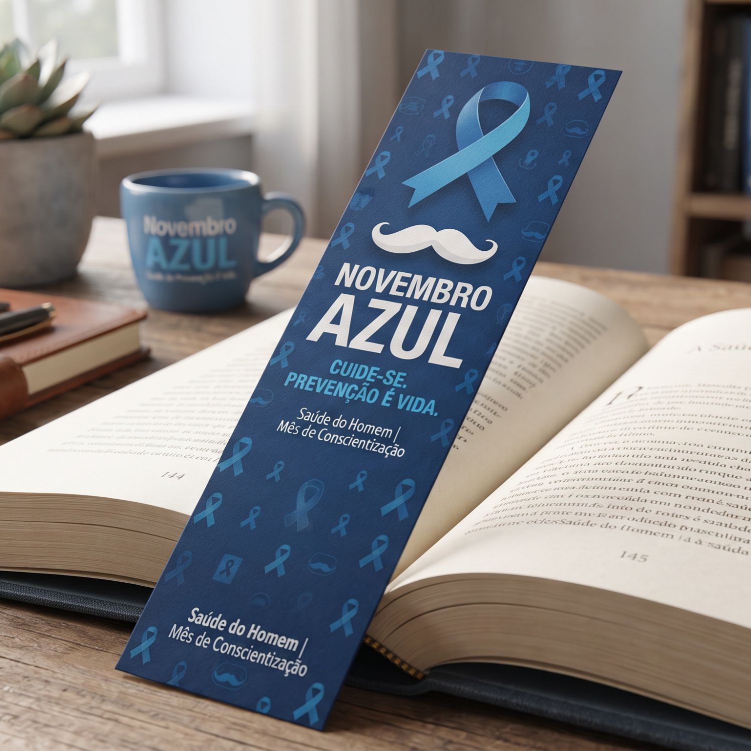 30 Marca Página Novembro Azul - Imagem 2